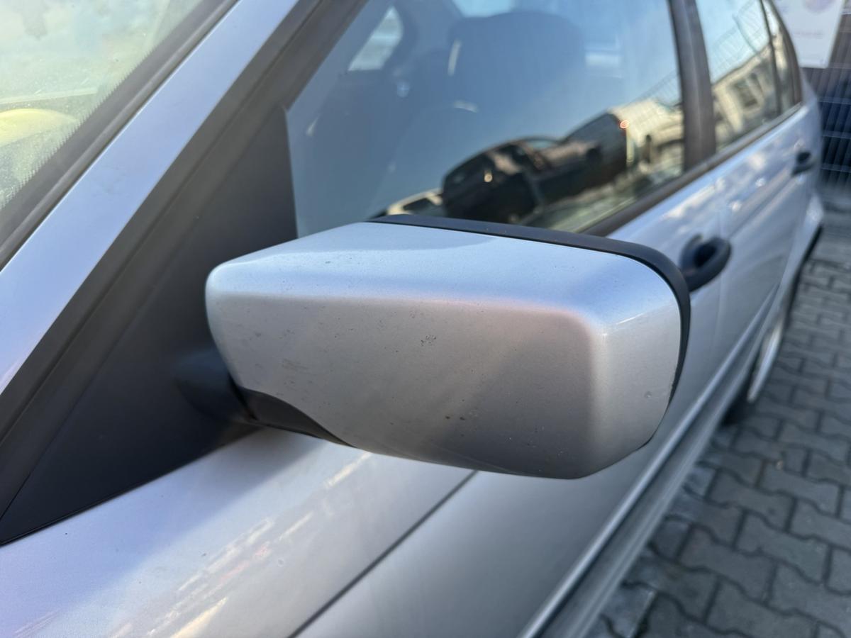 BMW 3er E46 original Au&szlig;enspiegel links elektrisch verstellbar 354 Titansilber Bj.1998